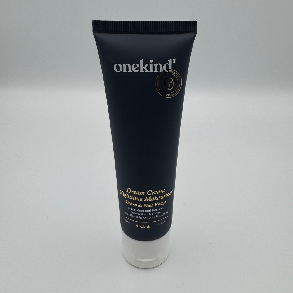 Onekind Dream Cream Nighttime Moisturizer 1.7oz Rosehip‎ Oil Squalane NEW